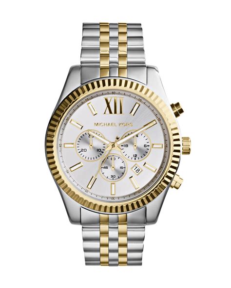 michael kors lexington watch set|michael kors lexington chronograph watch.